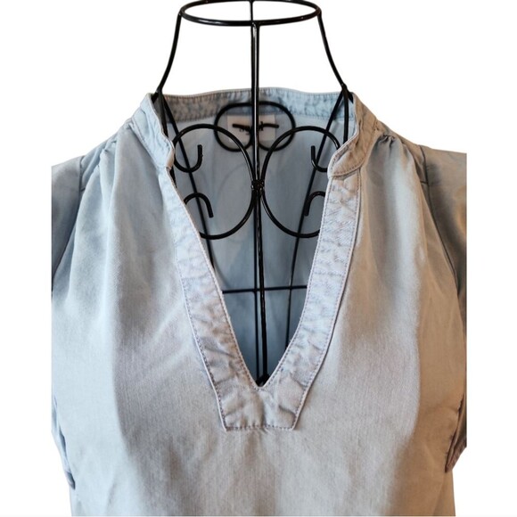 SEED Heritage Ruffle Hem Mini Dress Sz (US 2) AU6 Cap Sleeve Boho Casual Chic - Picture 7 of 9